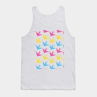 Pan Flag Birds Design Tank Top